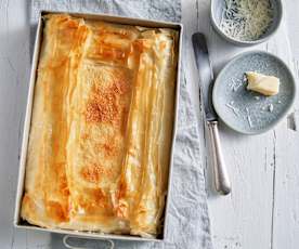 Folhado de queijo Brie