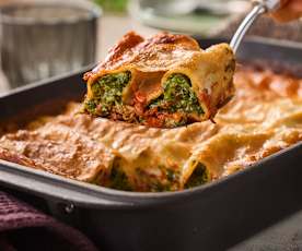 Vegane Spinat-Cashew-Cannelloni