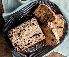 Paleo Banana Blueberry Loaf