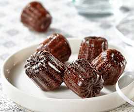 Minicannelés au chocolat
