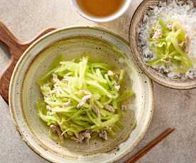 莴笋炒肉丝