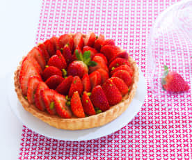 Tarte magique aux fraises