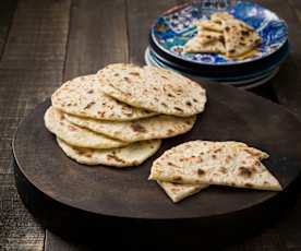 Green onion flatbreads