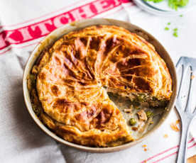 Chicken pot pie (Tourte au poulet)