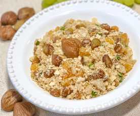 Farofa de castanhas portuguesas