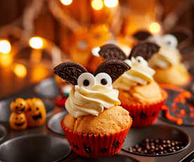 蝙蝠香橙纸杯蛋糕