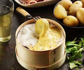 Fondue-raclette au mont-d'or