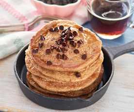 Tortitas de café, avena y lino