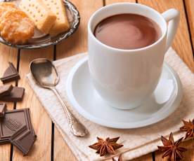 Cioccolata calda all'anice stellato