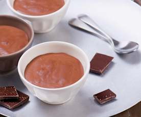 Bitter Çikolatalı Puding