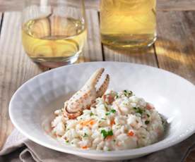 Risotto alla crema di granchio