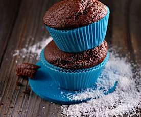 Schokoladen-Kokos-Muffins