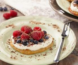 Pohankové placky s ovocem