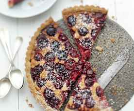 Tarte amandine aux cerises