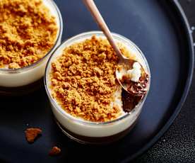 Verrines coco, chocolat et speculoos