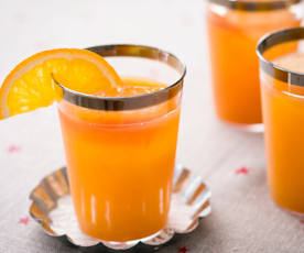 Mocktail de cítricos y granadina