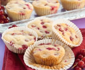 Muffin ribes e mandorle