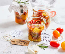 Confit de tomates cerise rôties au miel