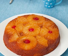 Tarta de piña al revés