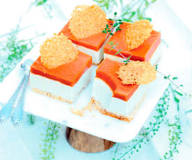 Cheesecake tomate-chèvre