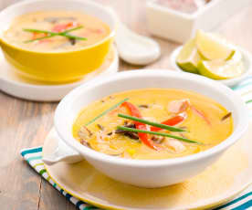 Zupa tajska z pastą curry Edyty Cygan