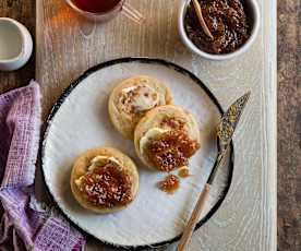 Wholemeal crumpets