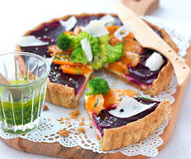 Tarte aux 3 légumes