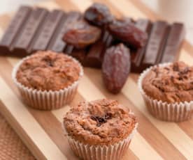 Chocolate Date Muffins