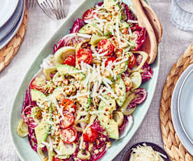 Radicchio-Fenchel-Salat mit Avocado