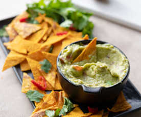 Nachos de cenoura com guacamole - TM5