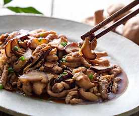 香菇炒肉丝