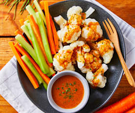 Búfalo wings de coliflor