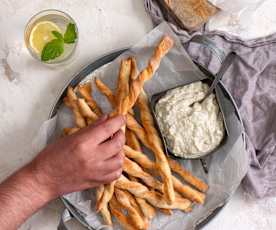 Paluszki z serem i ziołami