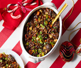 Schweinebäckchen-Ragout