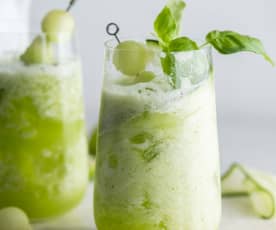 Sour de melón y pepino (Mocktail)