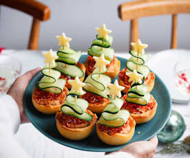 Tartaletas árbol de Navidad