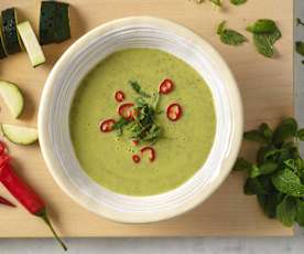 Zucchini Minz Suppe