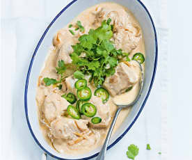 Curry de poisson au tahini et lait de coco