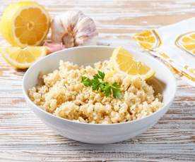 Lemon Garlic White Rice