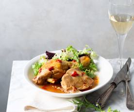 Stufato di pollo al sidro