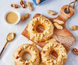 Dona keto de crema de cacahuate