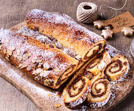 Schoko-Wickel nach Stollen Art