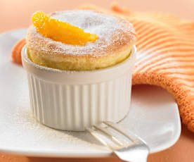 Orangensoufflé