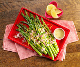 Lemon Caper Asparagus