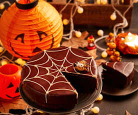蜘蛛网恶魔蛋糕