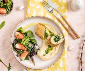 Kotlety po kijowsku z masłem ziołowo-czosnkowym (de volaille)