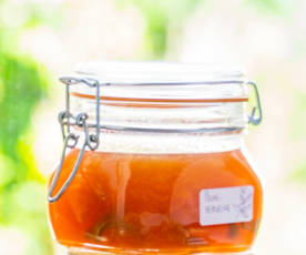 Confiture pêche et verveine