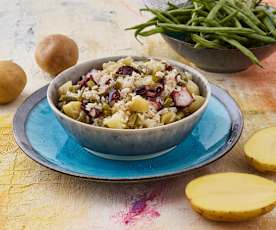 Insalata di riso, polpo e limone