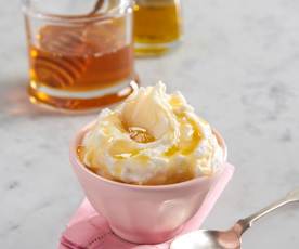 Frozen Yogurt with Honey and Olive Oil