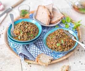 Lentilles à la marocaine